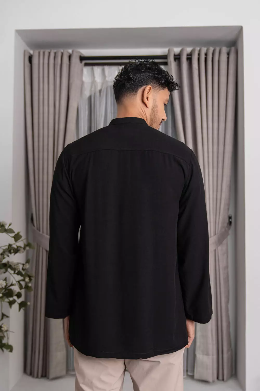 Klamby - Ratimaya Long Shirt Men Midnight Black-L