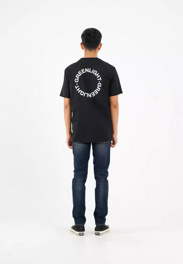 Greenlight Men's T-Shirt Short Sleeve Regular Fit Cotton Logo Lais 181224