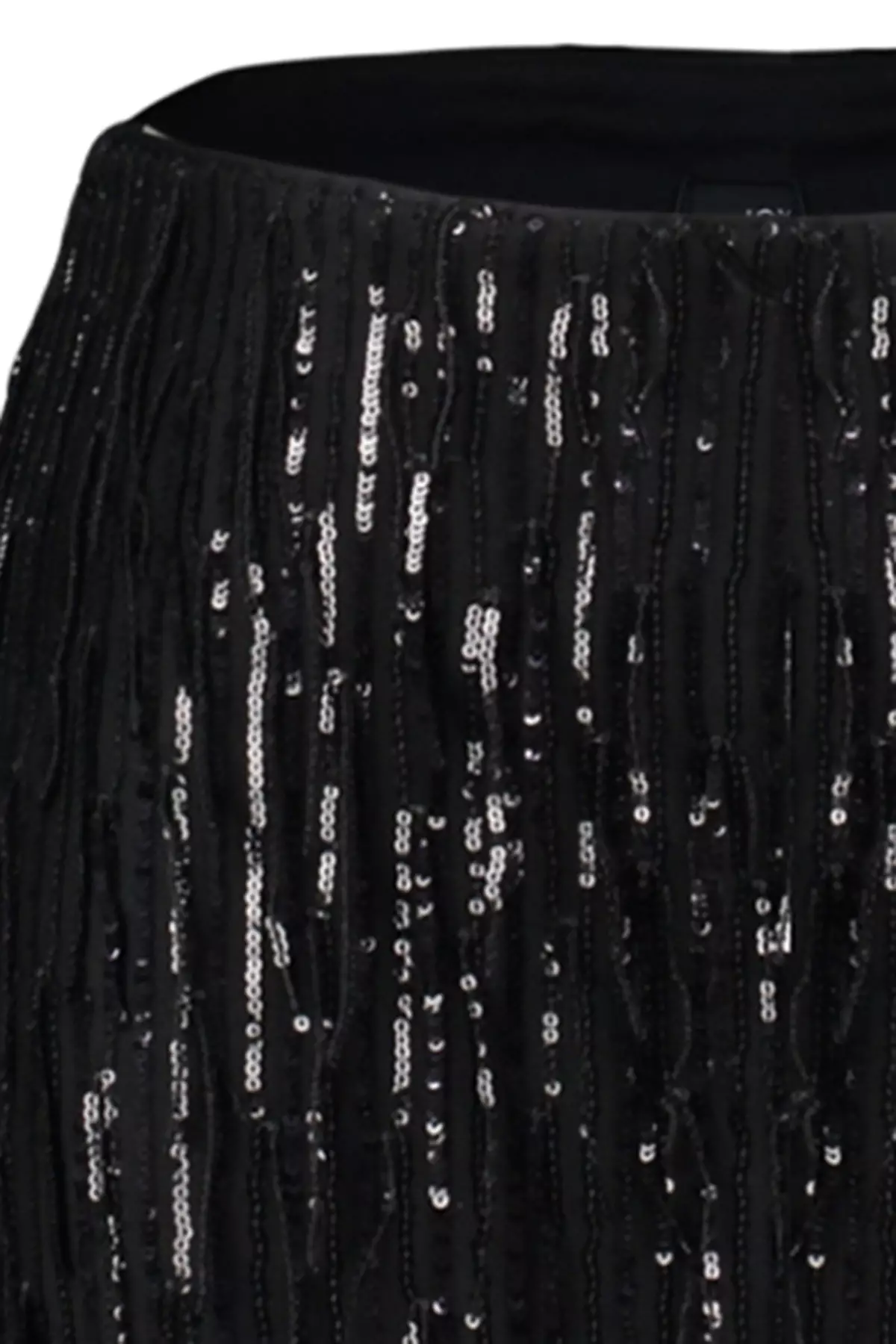 Mini Skirt with Glittering Sequins