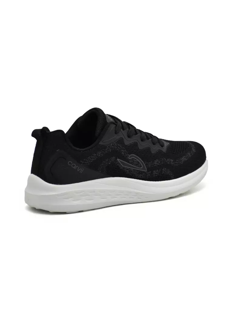 Carvil Sepatu Pria Ghazi-SM Black/White
