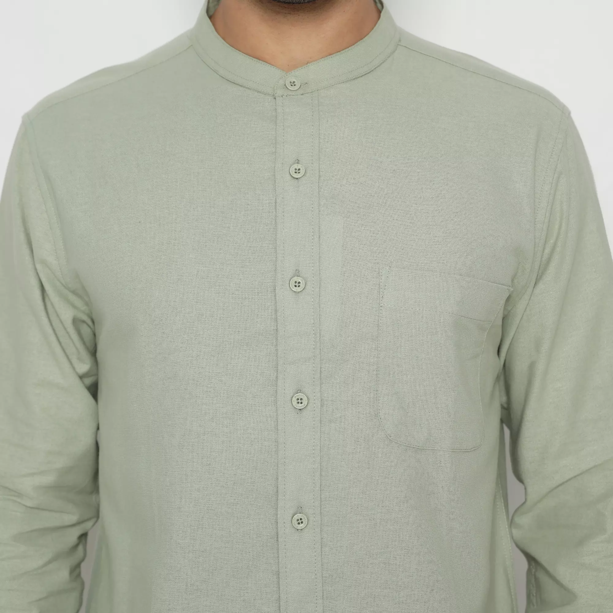 Platini Kemeja Pria Koko Shanghai Lengan Panjang Katun Oxford 22042