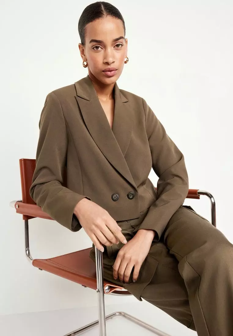 Buy Old Navy Cropped Blazer for Women 2025 Online ZALORA Philippines