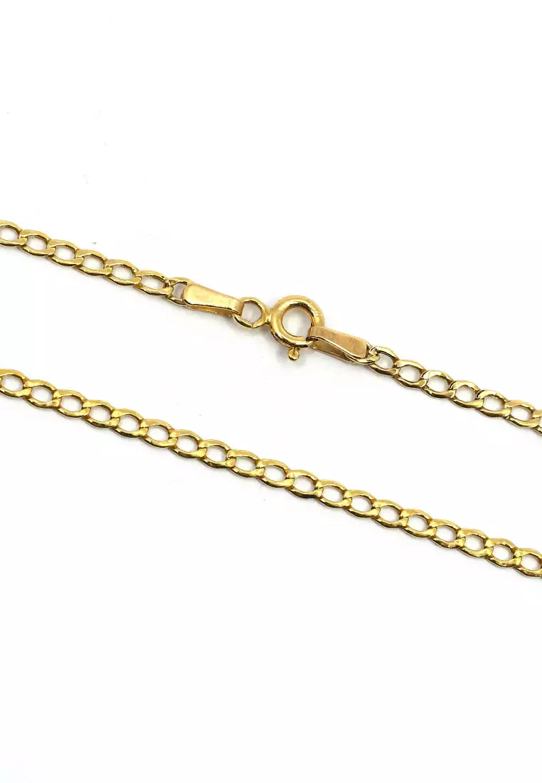 18K Italian Made Yellow Gold Necklace