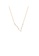 Glamorousky white 925 Sterling Silver Plated Champagne Gold Fashion Simple Twelve Constellation Pisces Pendant with Cubic Zirconia and Necklace 0A666AC324629FGS_1