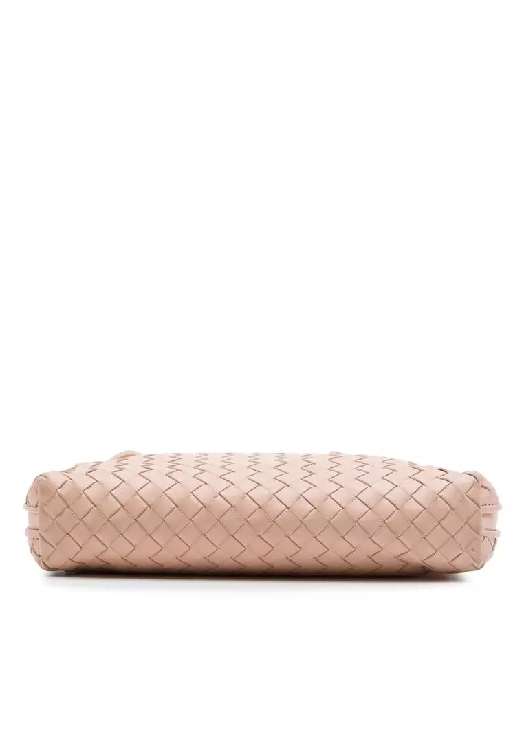 Pre-Loved Bottega Veneta Nappa Intrecciato Nodini Crossbody