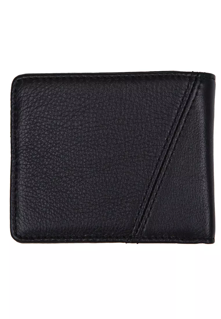 MLW PAY-A-PAL LEATHER BIFOLD WALLET BLACK