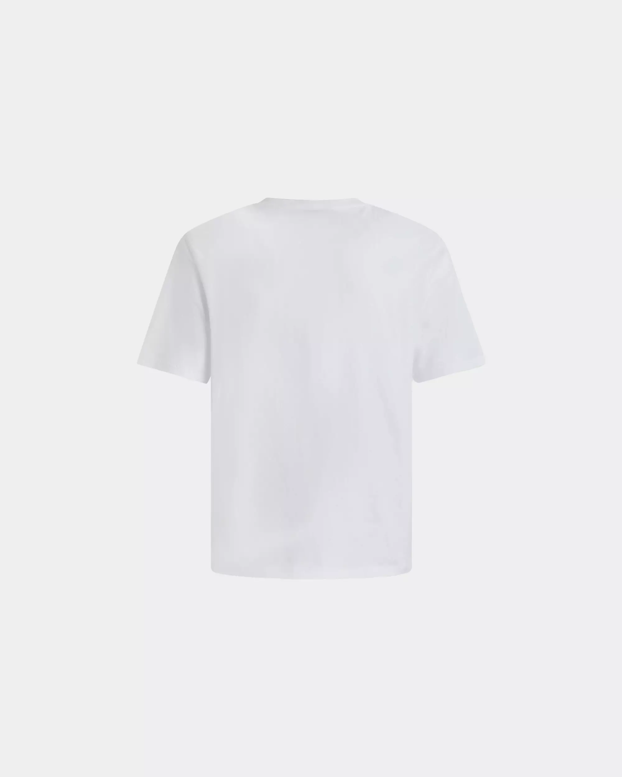 T-Shirt With Bally Crest In Cotton - White