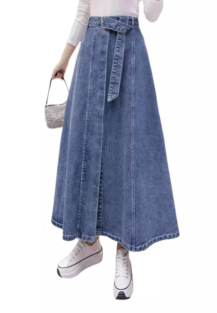 Twenty Eight Shoes High Waist Denim Skirt LL-B455-5560D0 2026