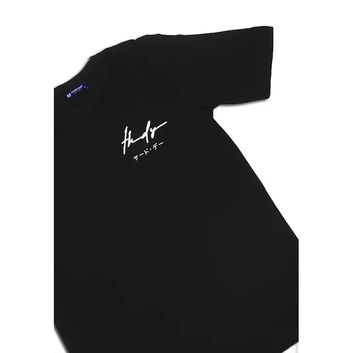 MTC54B thdysign leftchest blk T-shirt Hitam