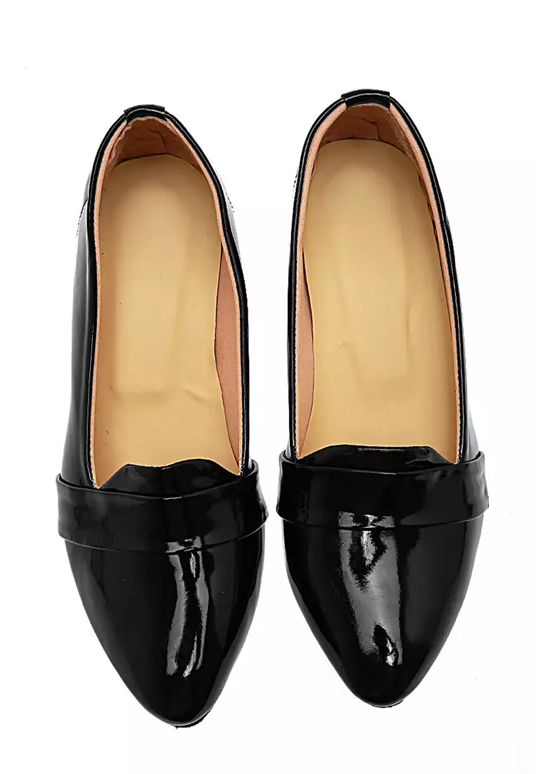 Naura Heels Woman Design Classic Sepatu Hak Wanita Premium Quality - Black