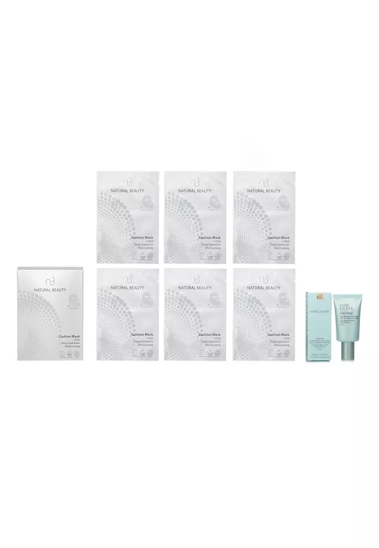 ESTÉE LAUDER - Estee Lauder DayWear Sheer Tint Release Advanced Multi-Protection Anti-Oxidant Moisturizer SPF 15 50ml X Natural Beauty r-PGA Deep Hydration Moisturizing Cushion Mask (Exp Date: 01/2026) 6x 20ml 2pcs
