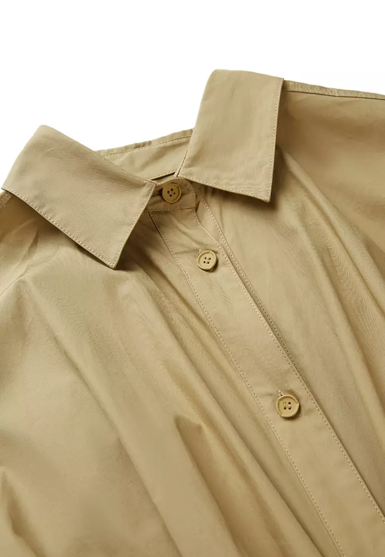 JNBY Women's Shirt-Dress with Straight Silhouette
