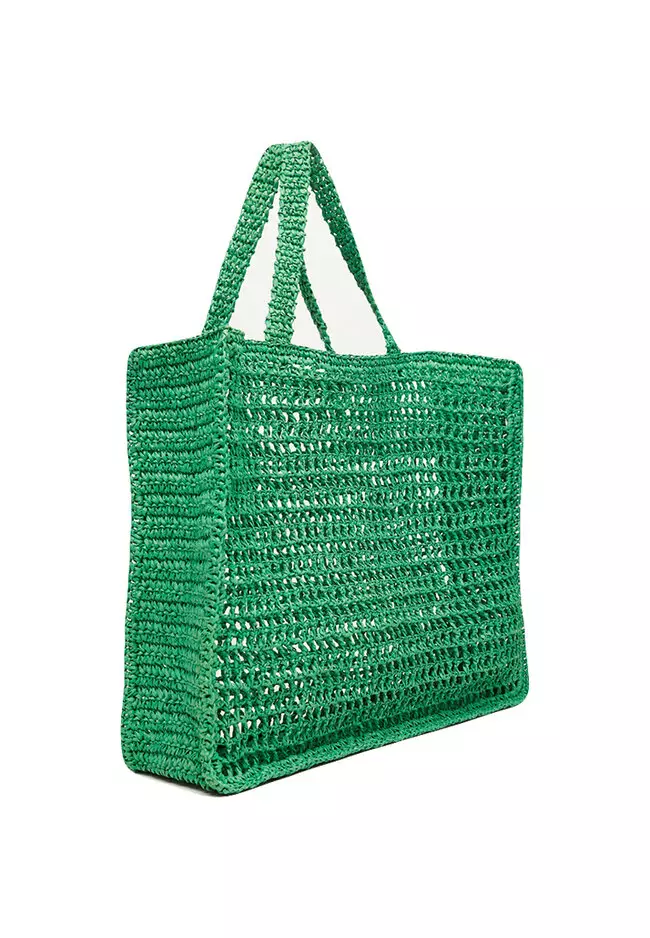 Buy Mango Raffia Shopper Bag 2024 Online | ZALORA Philippines