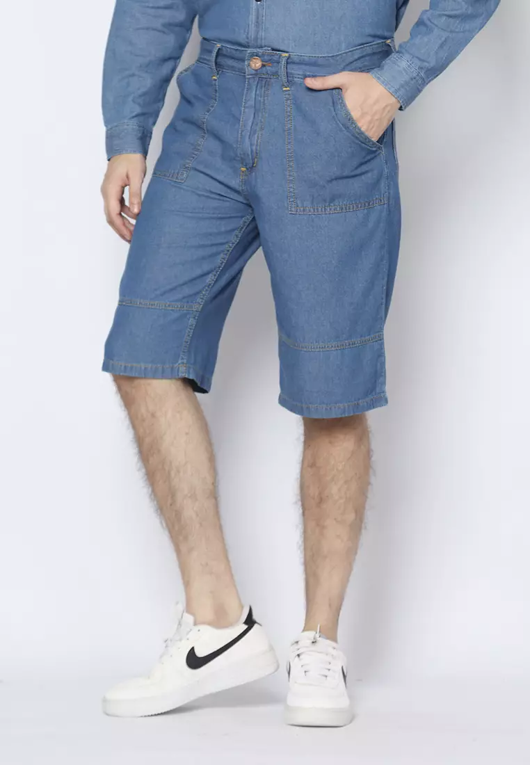 Celana Pendek Skena Pria Denim Chambay 162403