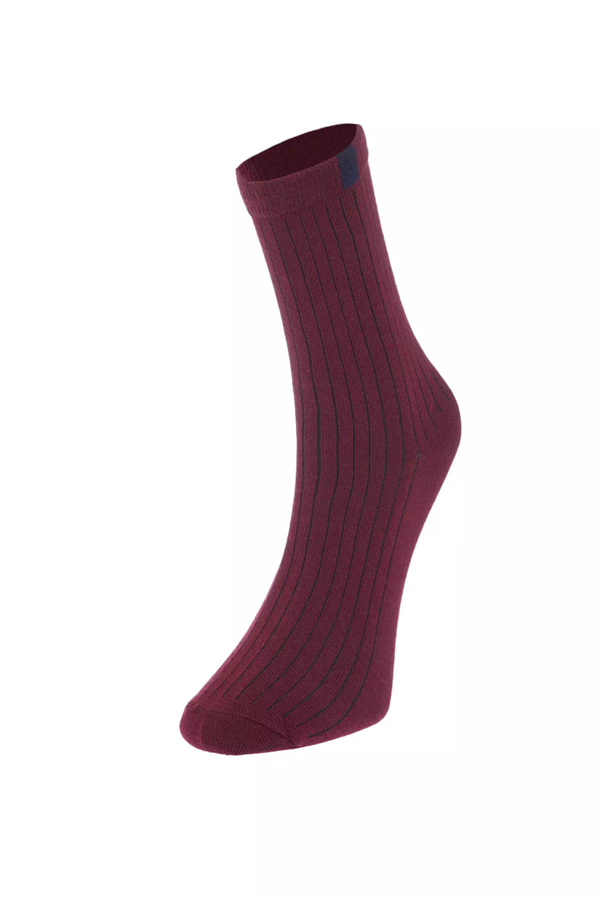 Men's Multicolored Cotton 8-Pack Textured Contrast Color Block Sock-Long Socks