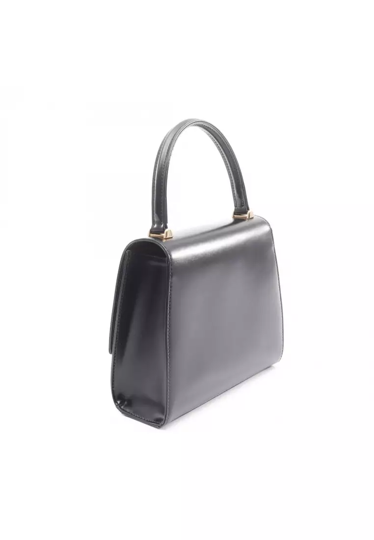 Pre-Loved Louis Vuitton Athens opera Handbag leather black
