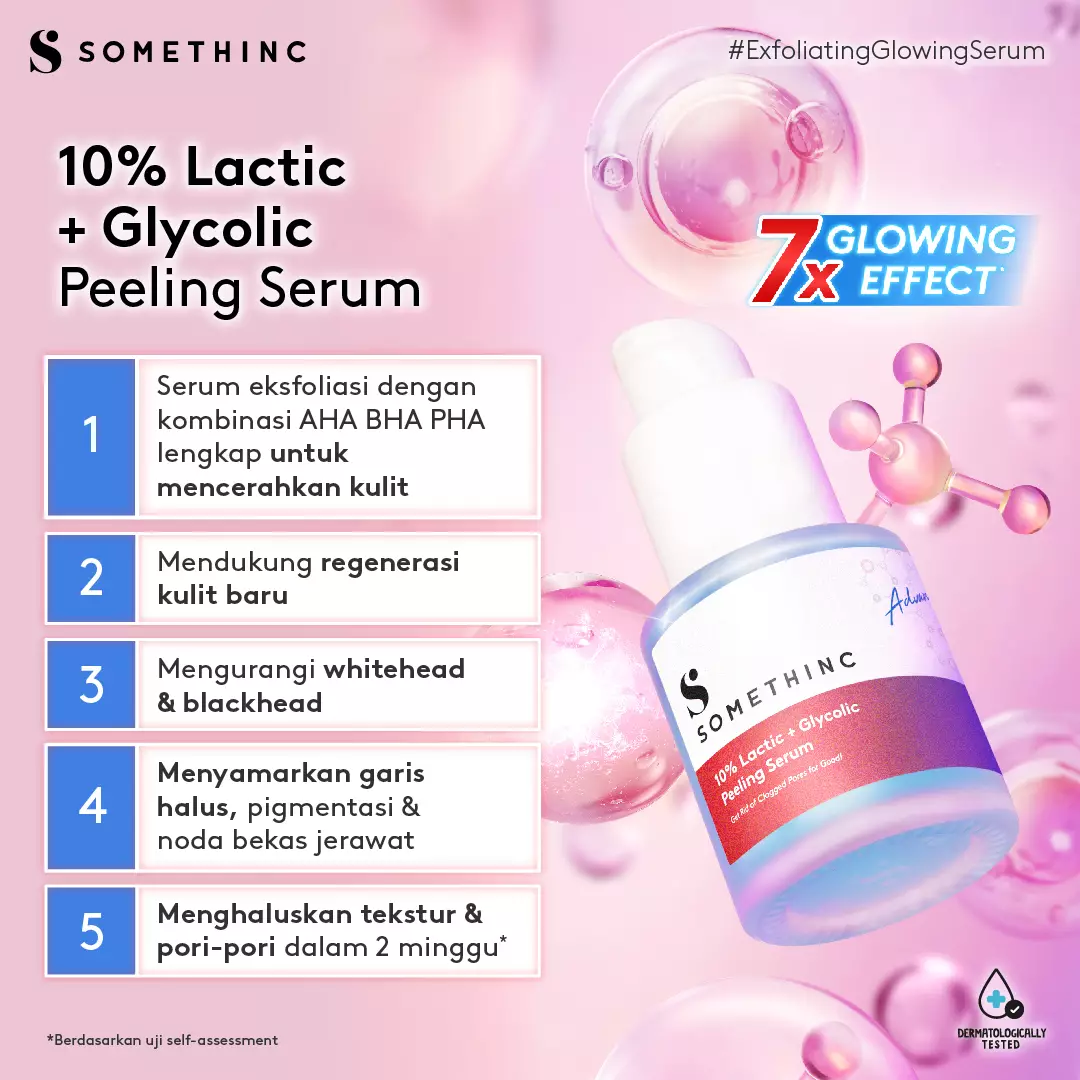SOMETHINC 10% Lactic + Glycolic Peeling Serum