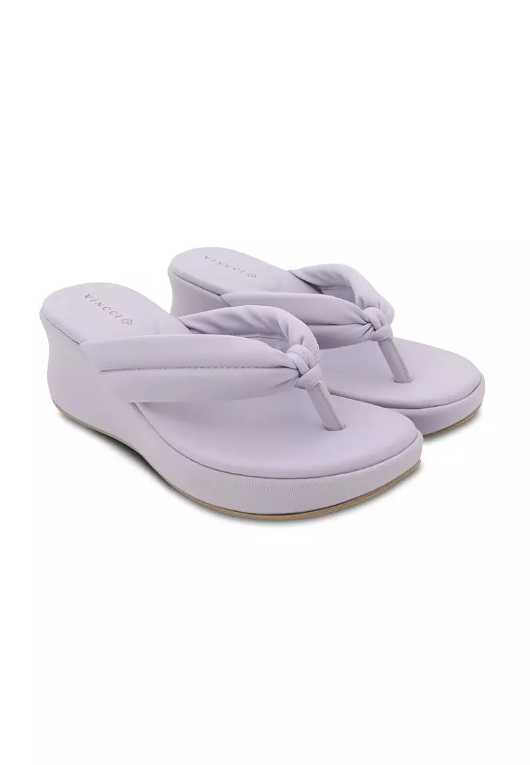 Buy Vincci Slide On Wedge Sandals Online | ZALORA Malaysia