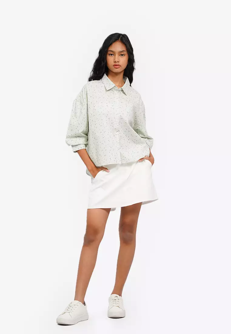 Printed Voluminous Blouse