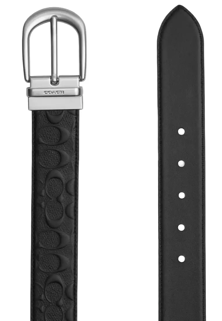 Hong Kong belt 38” Vintage Brax Studded Leather Belt: Dark Gray, Silver Buckle  main image 3