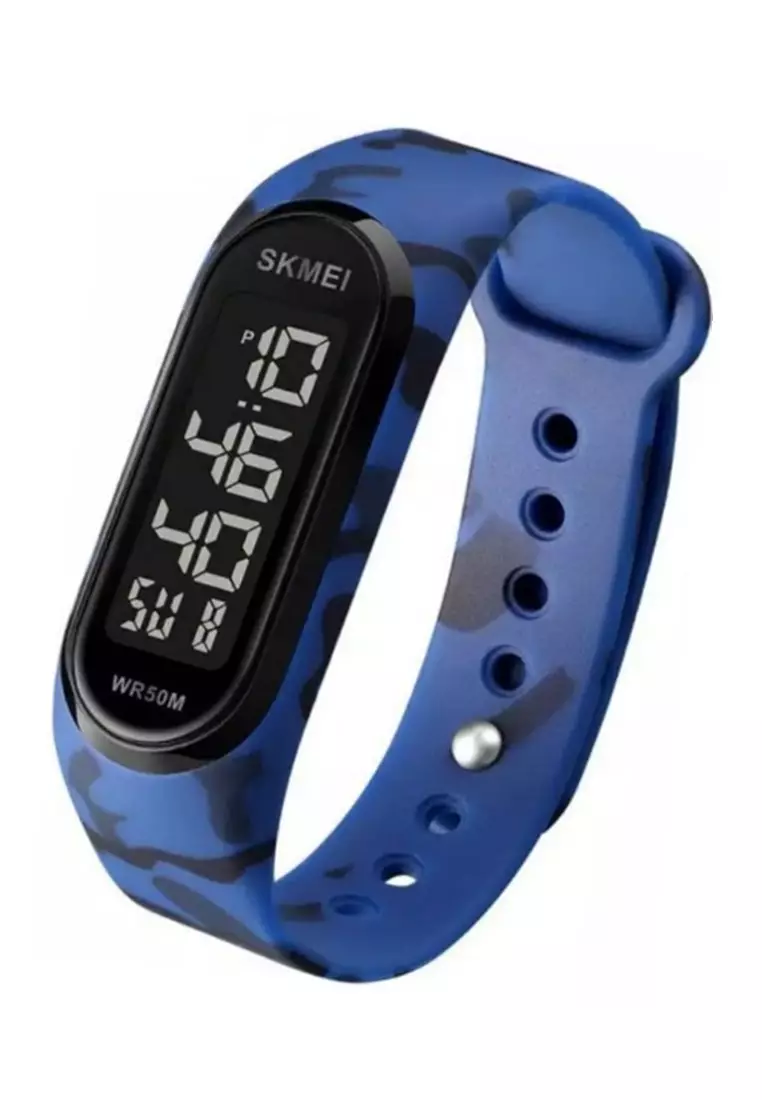 Jam Tangan Digital Pria Waterproof Many Function Strap Tali Material ABS PU DG66 ORIGINAL
