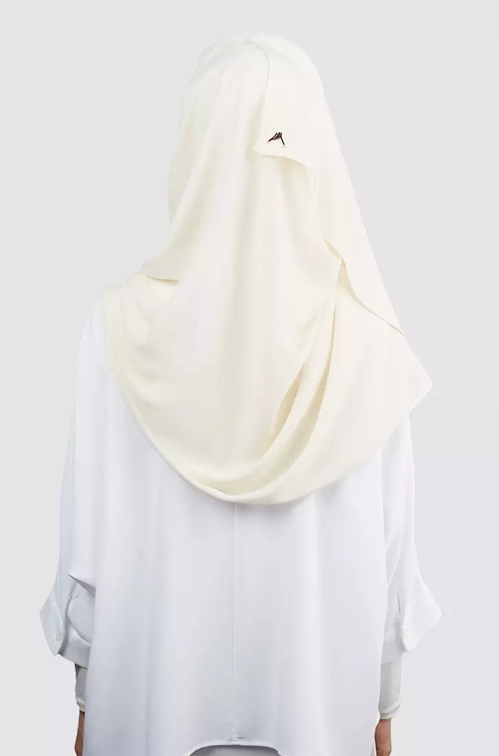 HUSNA ORIKAMI BOX PLEATED SCARF