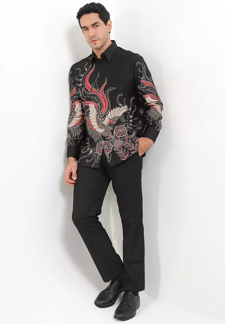 Kemeja Regular Fit Batik Manuk