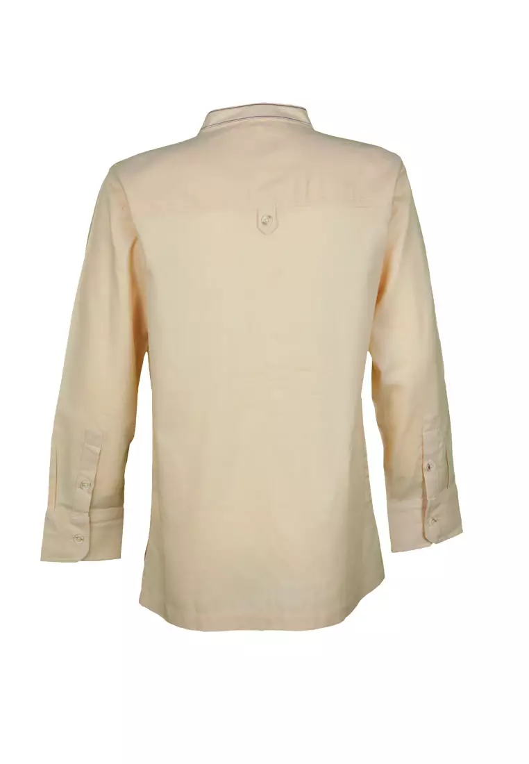 Pito Dito Boy Nirvikara Kemeja Panjang Anak Cream - Size 4