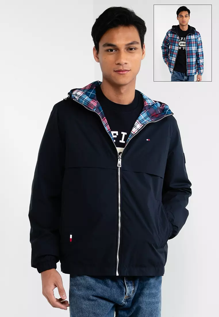 Tommy Hilfiger - monogram reversible hooded jacket regular fit - men -  dstore online