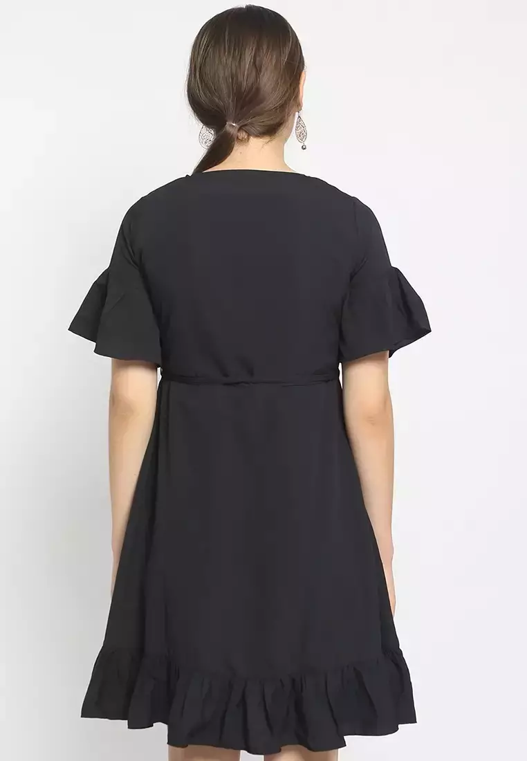 Chanira Giselle Dress-Black