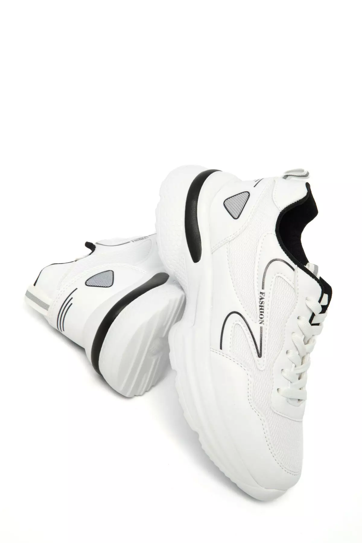 White-Black Women'S Sneaker 21272