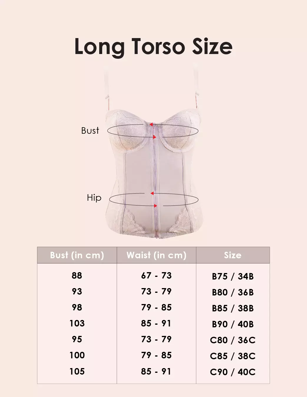 Luludi Vagary Shape Long Torso LB 7028