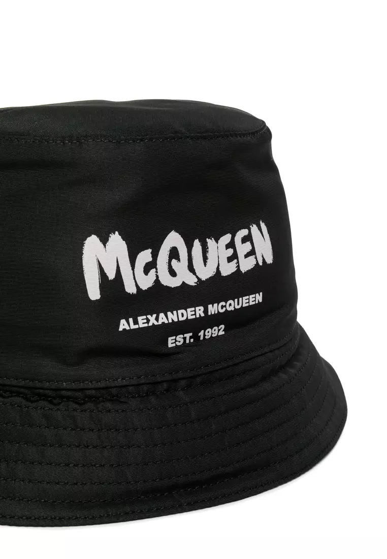 Buy ALEXANDER MCQUEEN Mcqueen Graffiti Bucket Hat 2024 Online | ZALORA ...