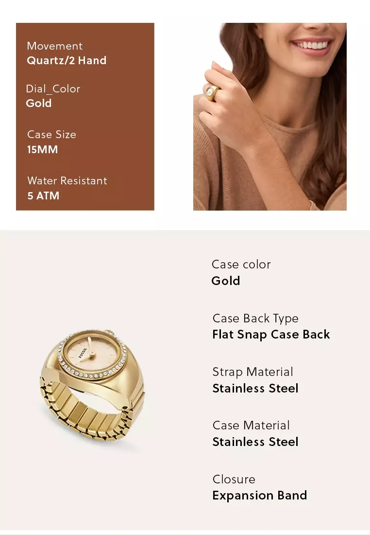 Buy Fossil Watch Ring ES5319 Online | ZALORA Malaysia