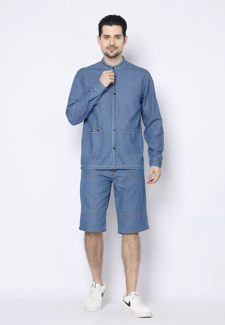 Celana Pendek Skena Pria Denim Chambay 162403