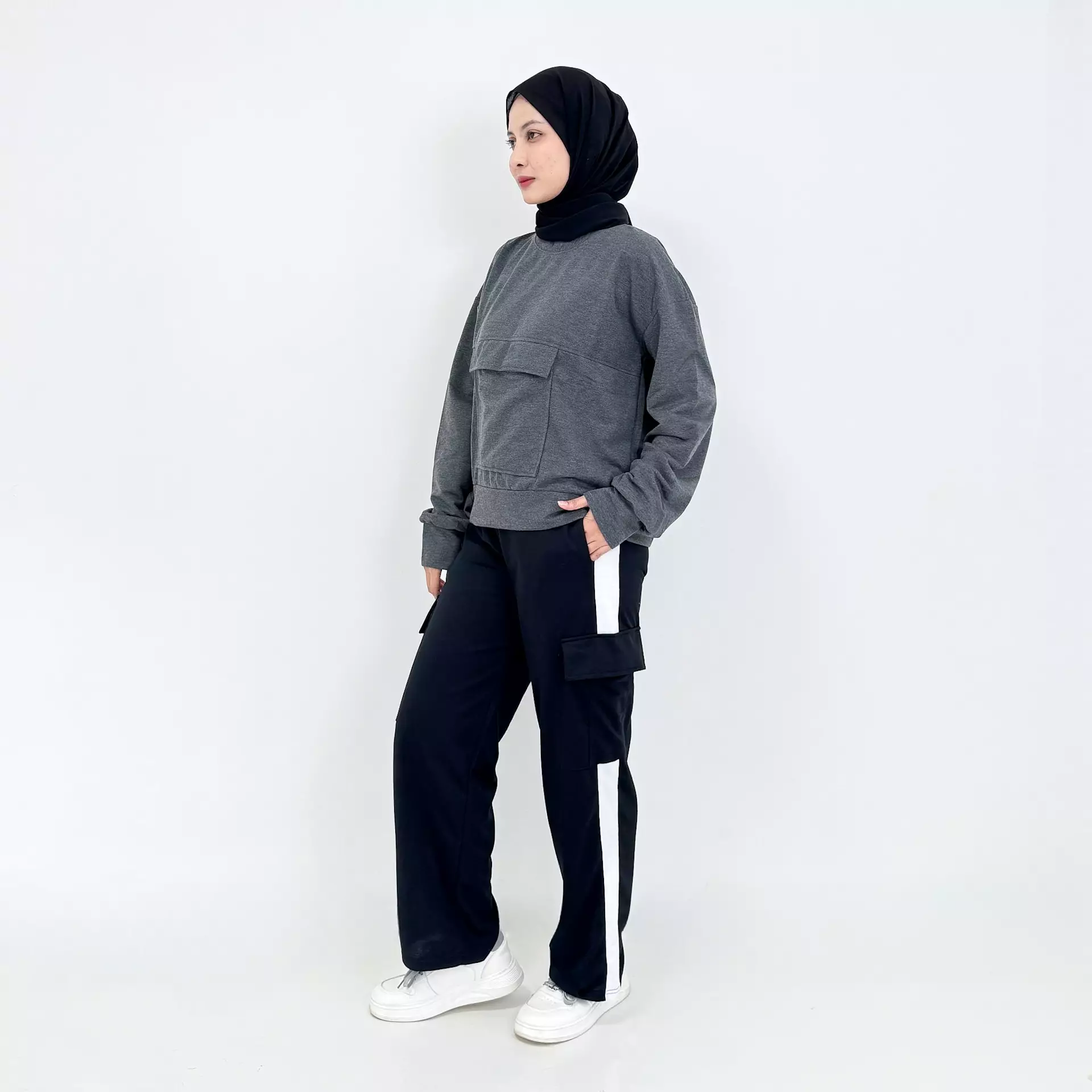 Tanaya Cargo Sporty Set [Setelan Training Olahraga Babyterry]