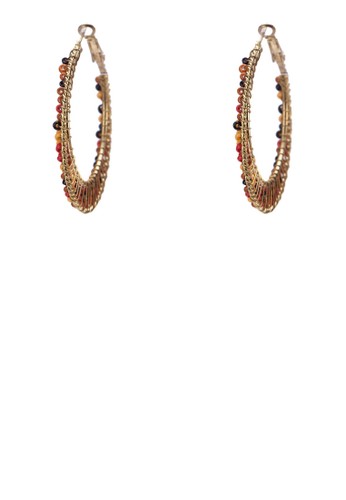 墜飾水滴形耳環zalora時尚購物網的koumi koumi, 飾品配件, 飾品配件