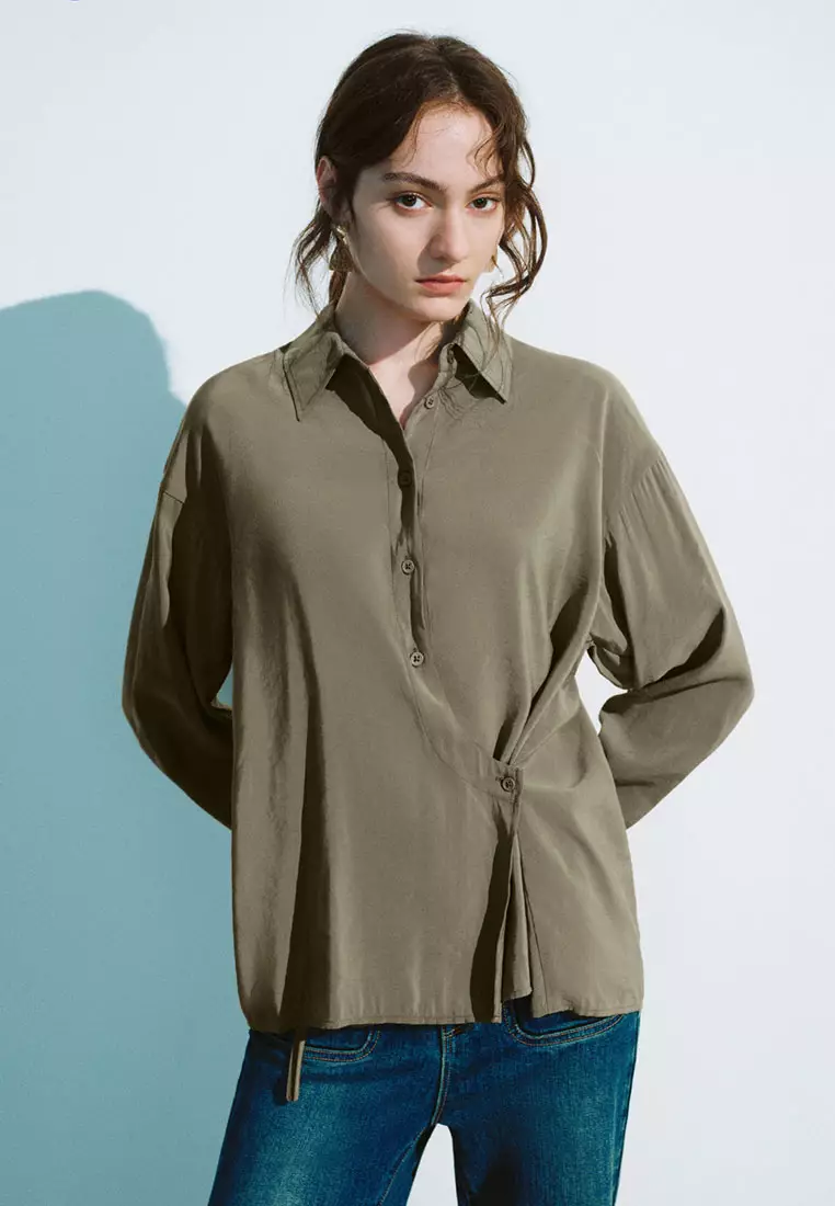 Button Up Loose Shirt