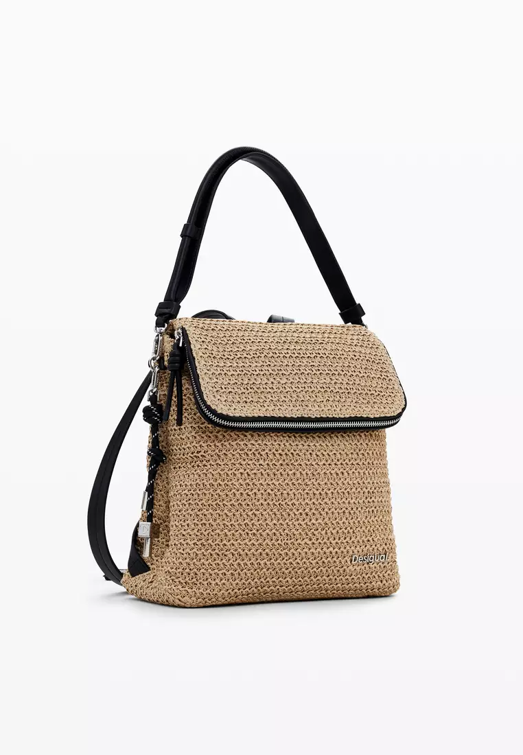 Raffia backpack S