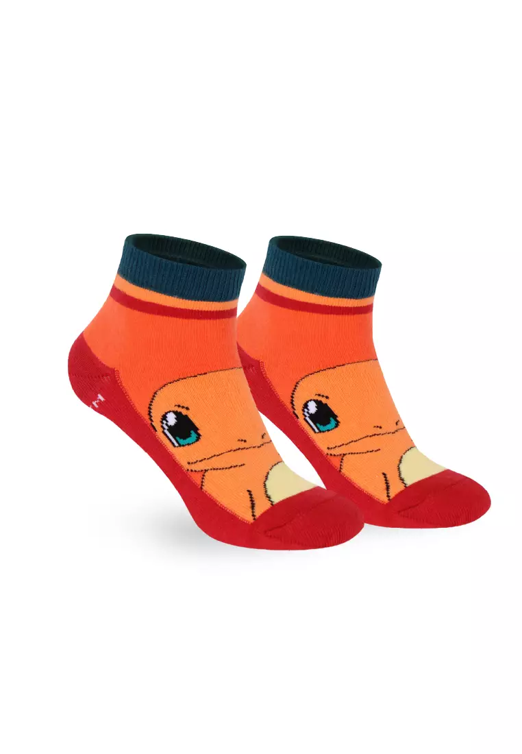 Pokemon Boys' Antimicrobial Cotton Thin Casual Ankle Socks 3 pairs in 1 pack PKRBCG532