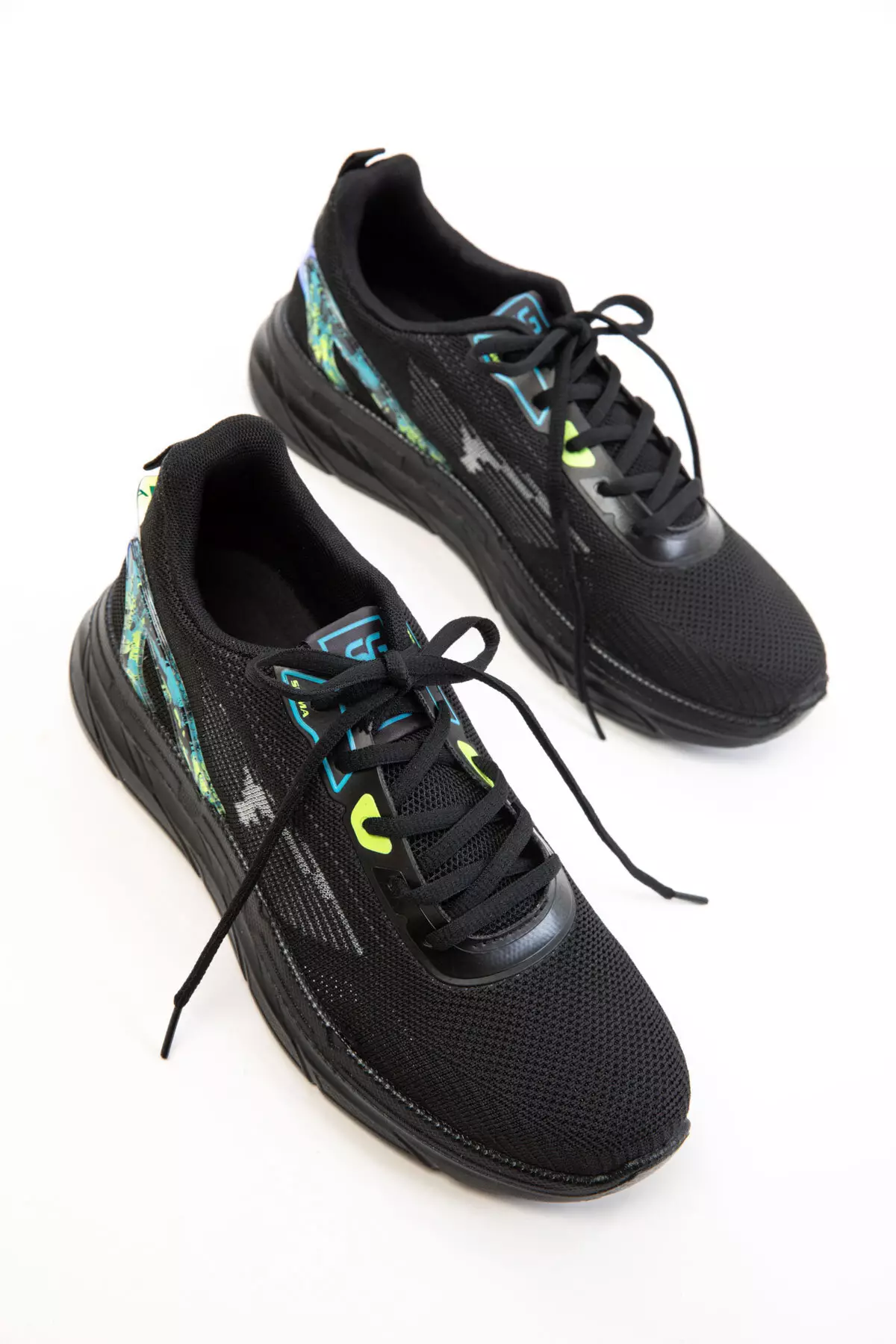 Black-Black Men's Sneaker 20664