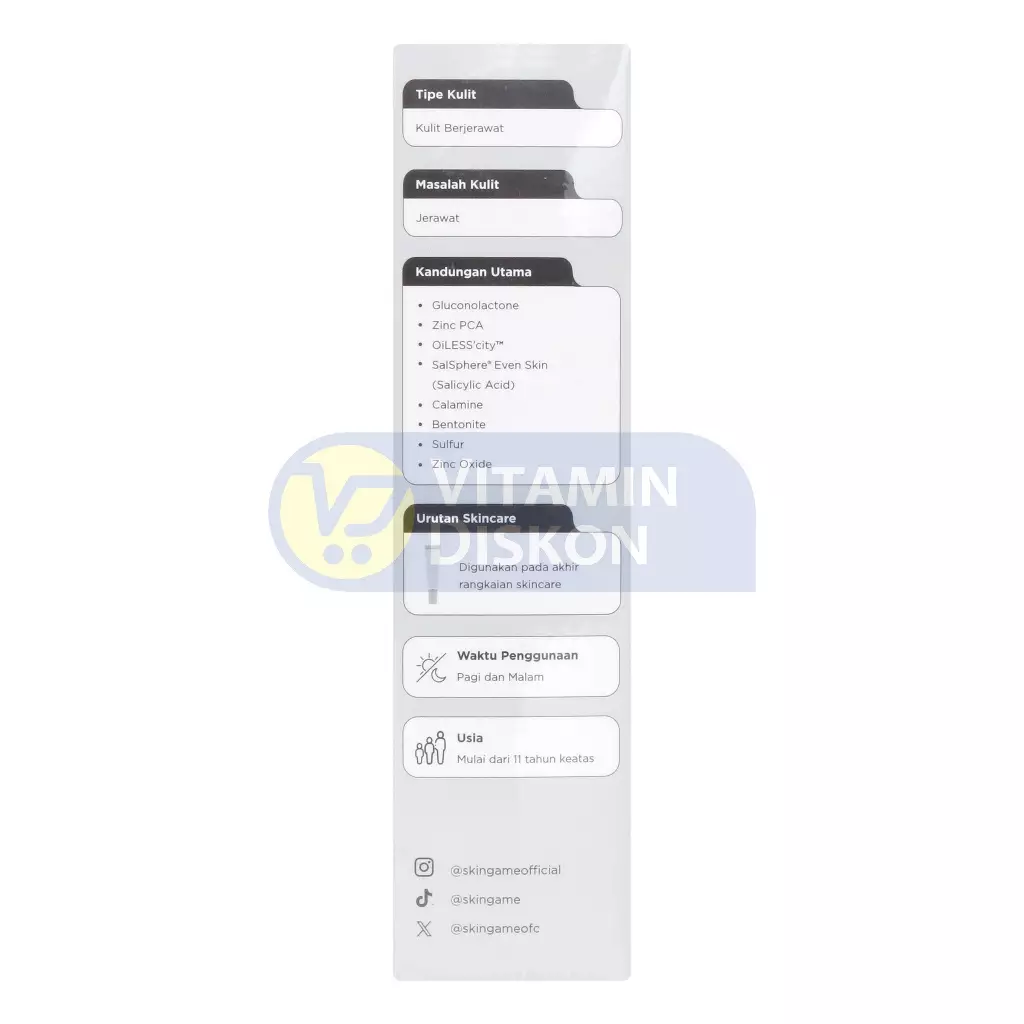 SKIN GAME ACNE WARRIOR PASTE 20 GR