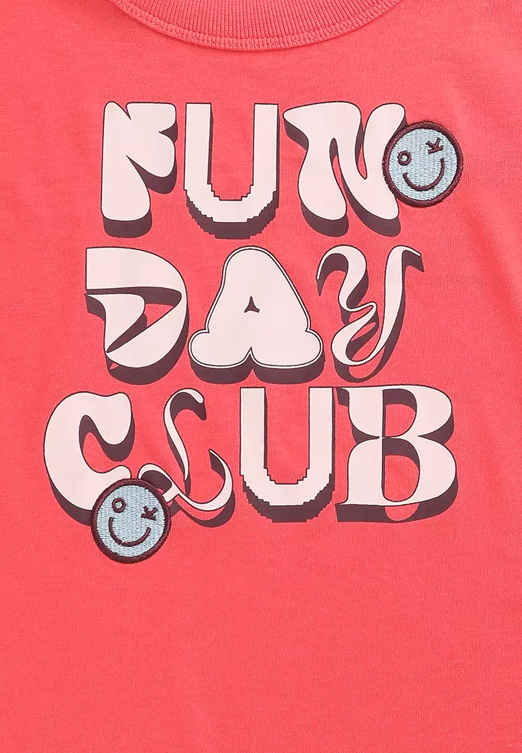 Poppy Oversized Graphic Print Tee