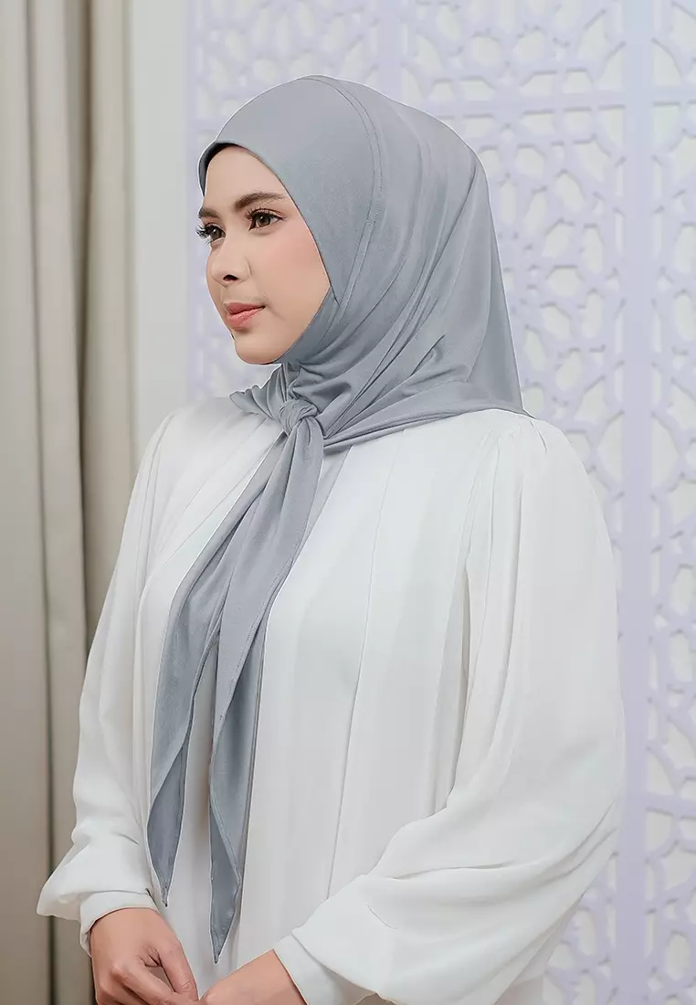 HIJAB INSTAN LUNA - LIGHT GREY