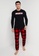 Hollister red Flannel Jogger Set 02A11AA5FAA7AEGS_1