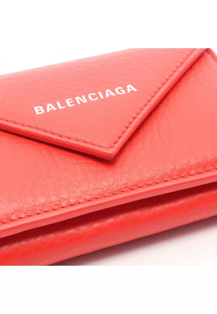 Buy Balenciaga Pre-Loved BALENCIAGA paper mini wallet trifold