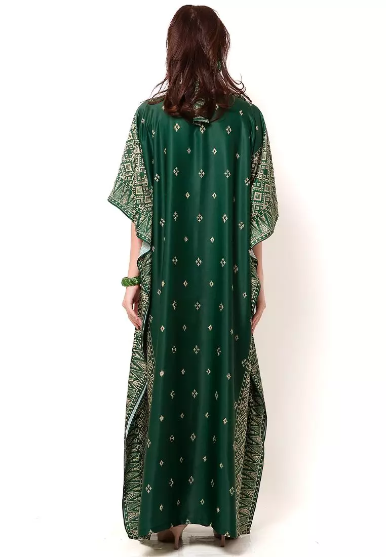Kanzi Exclusive Short Sleeve Songket Kaftan