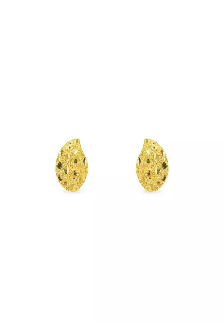 375/9K Gold Clip Earrings S204