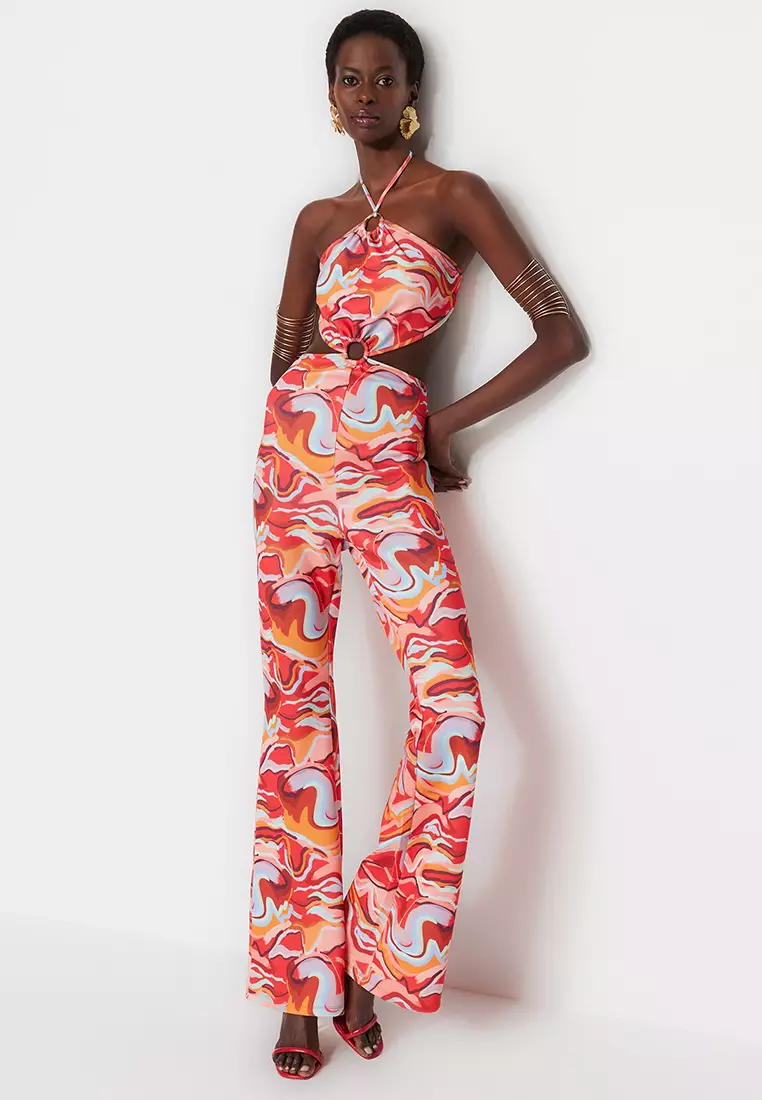Multi colored overalls hot sale