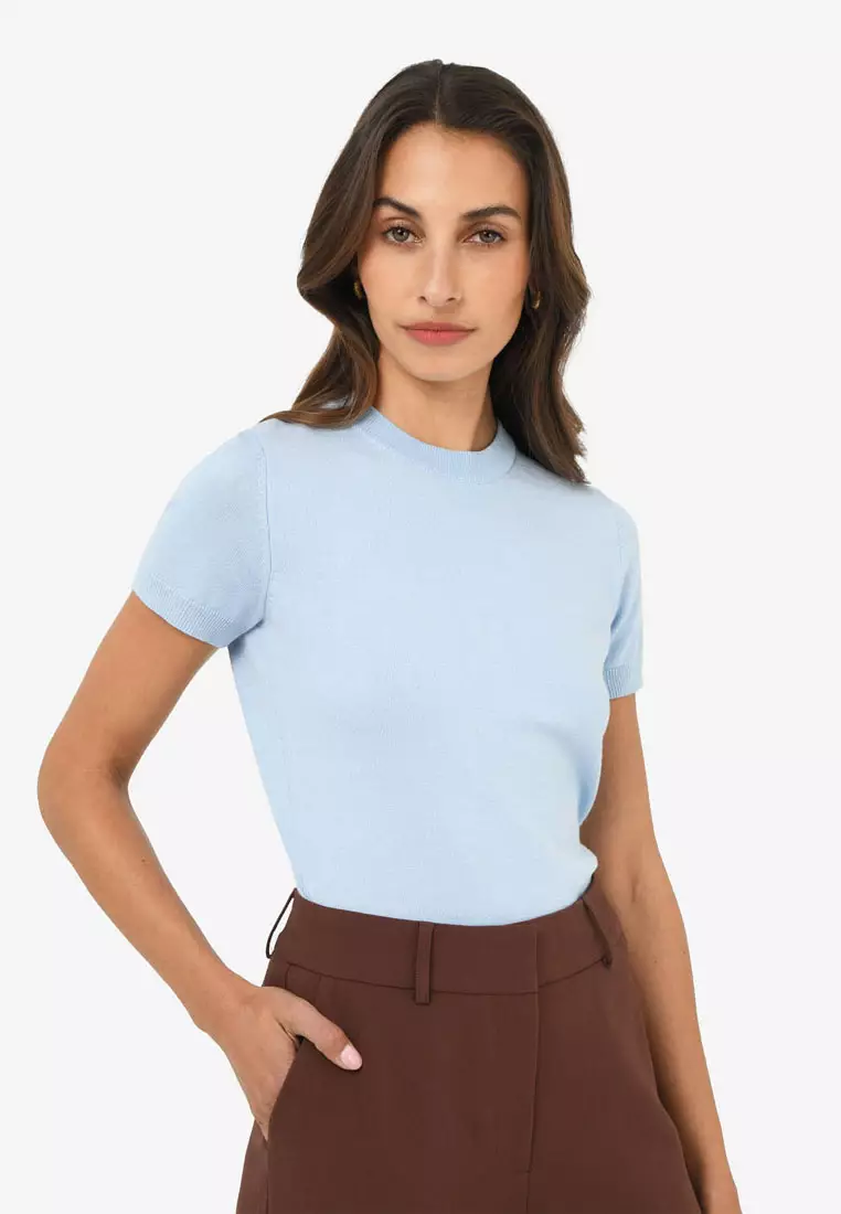 Catherine Short Sleeve Knit